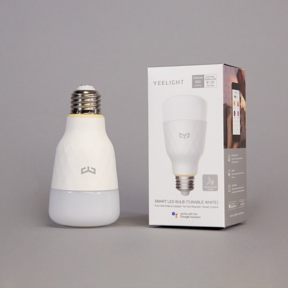 Bombilla Inteligente Xiaomi Wifi Smart Led yeelight E27, YLDP05YL ,10W - Blanco