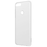 Funda de Suave silicona Original Huawei Y7 Prime 2018 - Transparente Funda de Suave silicona Original Huawei Y7 Prime 2018 - Transparente