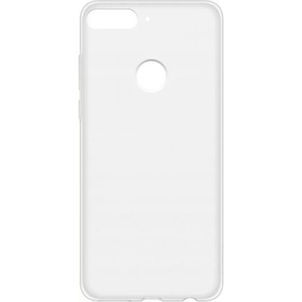 Funda de Suave silicona Original Huawei Y7 Prime 2018 - Transparente