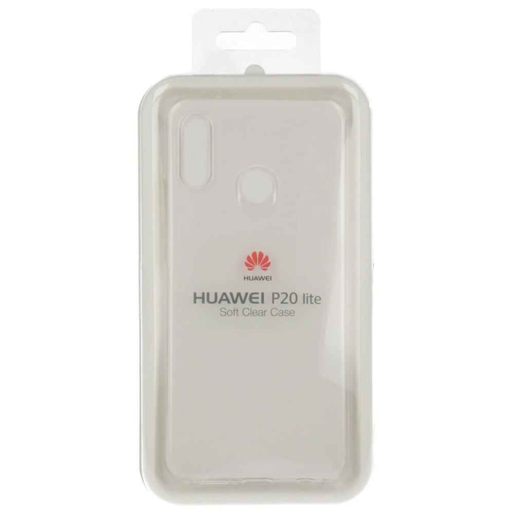 Funda de Suave silicona Original Huawei Y7 Prime 2018 - Transparente