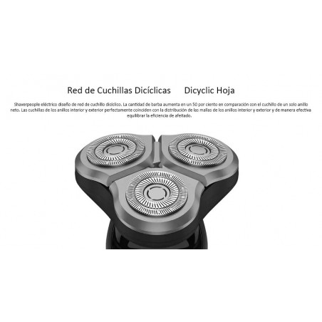 Xiaomi Mijia MJTXD01SKS Rasoir électrique rasage à 360 ° avec flotteur - Noir
