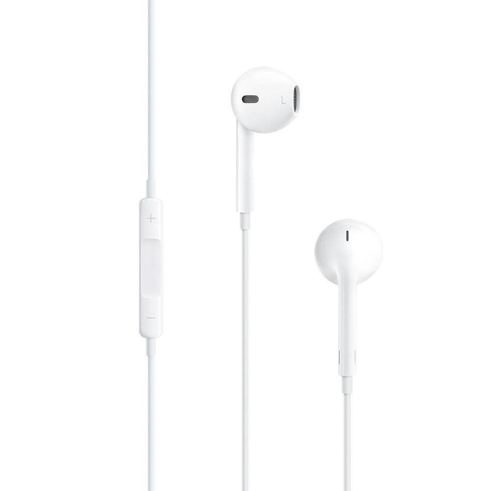 Earphones EarPods MD827ZM Original for iPhone 5, 6, 6S, Plus, White - Blister