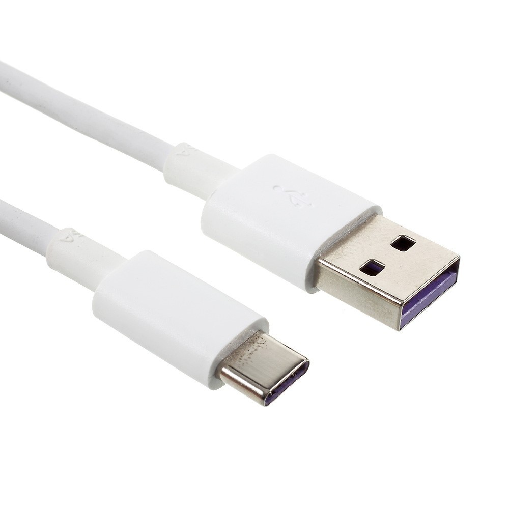 Huawei Original Câble HL1289 Charge rapide 5A USB-C pour P10, P20, Mate 10, Mate 20 - Sous blister