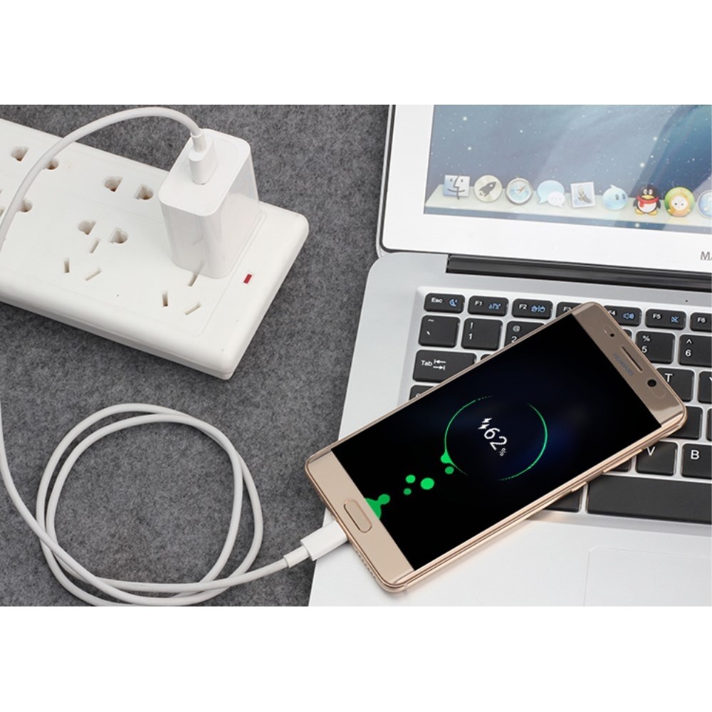 Huawei Original Câble HL1289 Charge rapide 5A USB-C pour P10, P20, Mate 10, Mate 20 - Sous blister