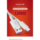 Huawei Original Câble HL1289 Charge rapide 5A USB-C pour P10, P20, Mate 10, Mate 20 - Sous blister Huawei Original Câble HL1289 Charge rapide 5A USB-C pour P10, P20, Mate 10, Mate 20 - Sous blister