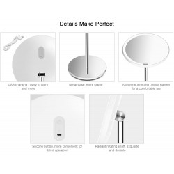 XIAOMI YEELIGHT YLGJ01YL Miroir De Maquillage Haute Définition Intelligent À Induction