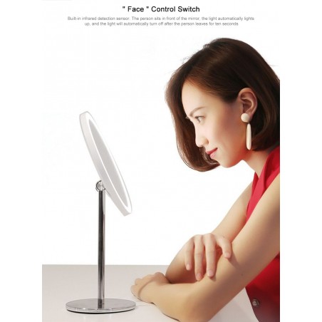 XIAOMI YEELIGHT YLGJ01YL Miroir De Maquillage Haute Définition Intelligent À Induction