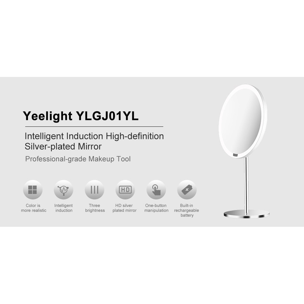 XIAOMI YEELIGHT YLGJ01YL Intelligente Hochauflösende Schminkspiegel Der Induktion