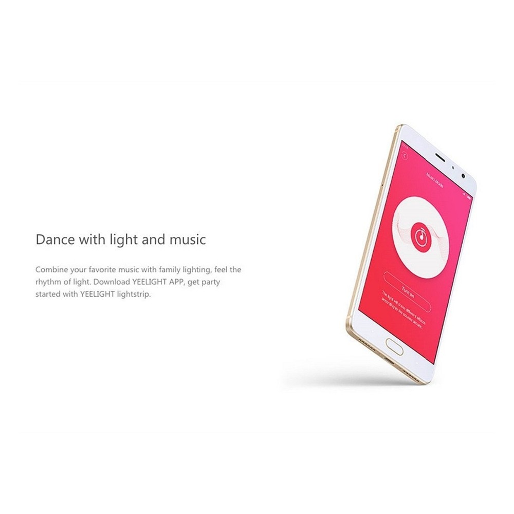 Yeeligth Ligthstrip Plus - Bande LED intelligente de couleur, 2 m. (Extensible) Compatible Google Assistant et Alexa