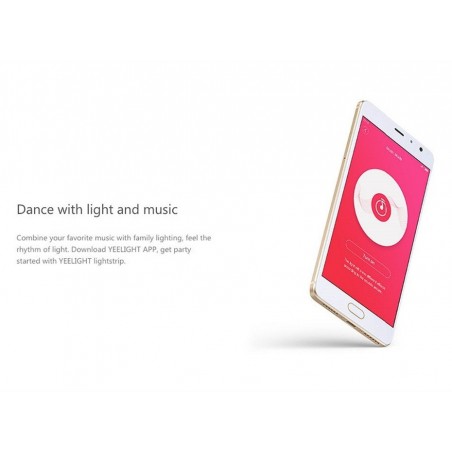 Yeeligth Ligthstrip Plus - Striscia LED Smart Color 2m. (Estensibile) Assistente Google compatibile e Alexa