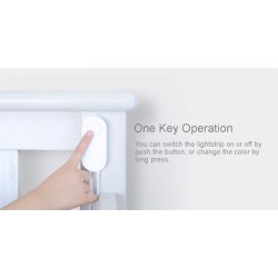 Yeeligth Ligthstrip Plus - Striscia LED Smart Color 2m. (Estensibile) Assistente Google compatibile e Alexa