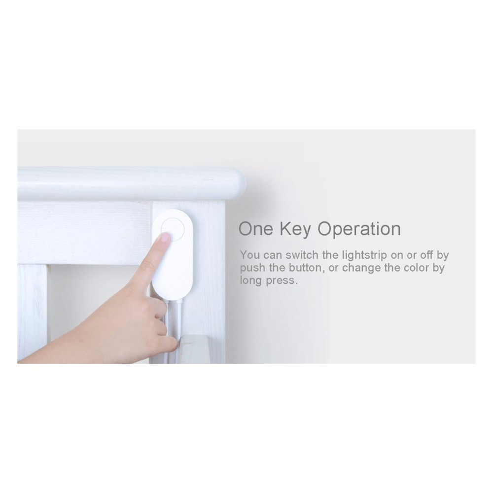 Yeeligth Ligthstrip Plus - Bande LED intelligente de couleur, 2 m. (Extensible) Compatible Google Assistant et Alexa