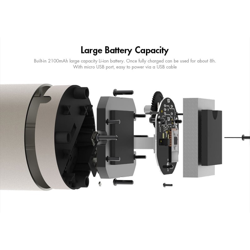 YEELIGHT YLFW01YL Lámpara LED de Noche Inteligente con Efecto Luz De Vela - Regulable - Con Batería Recargable