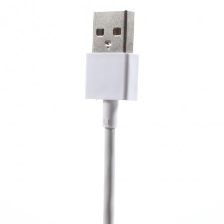 Cable Original Xiaomi USB Tipo C (USB-C) 3A Compatible con Carga Rápida - Blanco - Bulk 