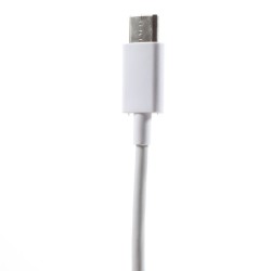 Cable Original Xiaomi USB Tipo C (USB-C) 3A Compatible con Carga Rápida - Blanco - Bulk 
