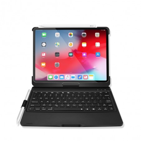 DUX DUCIS Rotary Wireless Bluetooth Keyboard Case for iPad Pro 11-inch (2018) - Black