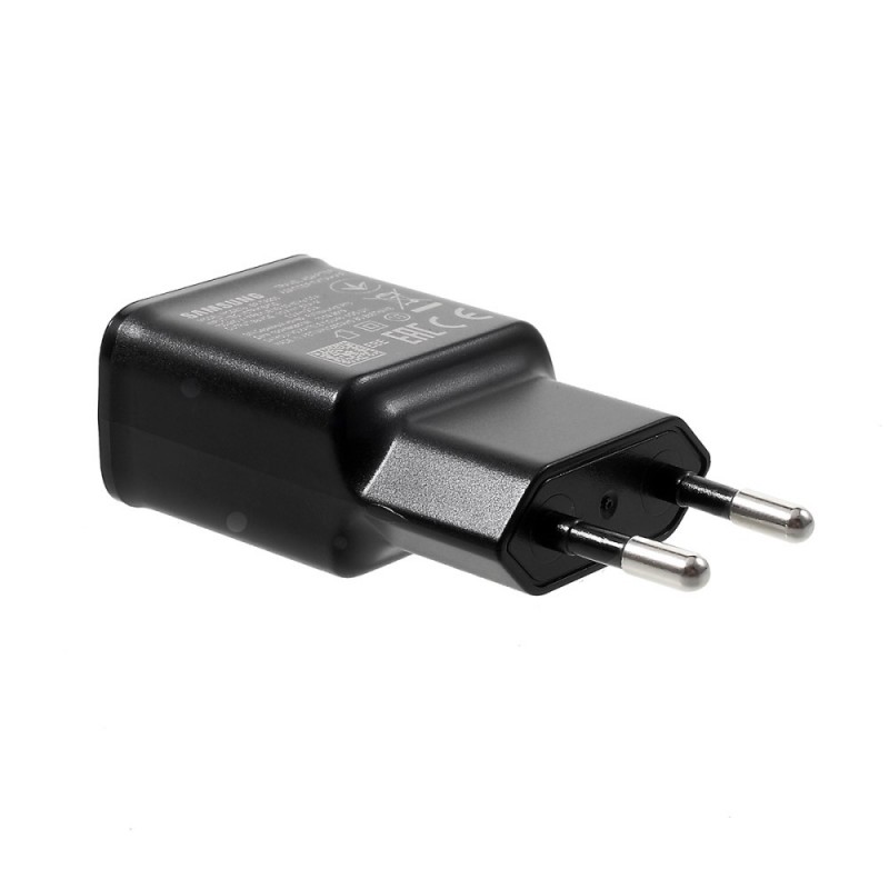 Cargador Rápido Original Samsung EP-TA200 (15W) QC 2.0 para Galaxy S10, S10+, S10e - Negro -Bulk + Regalo