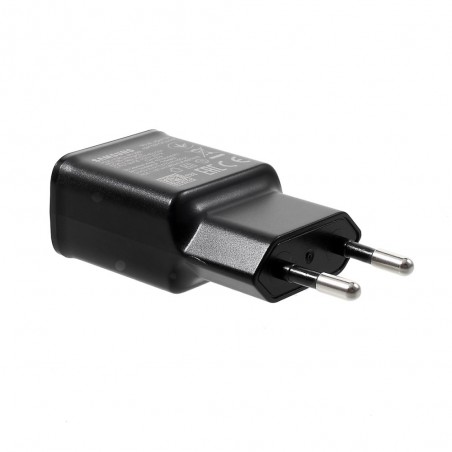 Cargador Rápido Original Samsung EP-TA200 (15W) QC 2.0 para Galaxy S10, S10+, S10e - Negro -Bulk + Regalo