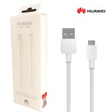 Cable de Datos Original Huawei Micro USB para P6, P7, P8, Lite, G6, G7, G8, Mate, Plus, Blanco