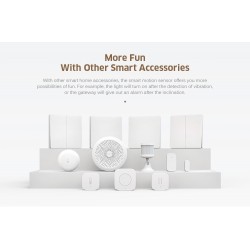 XIAOMI Aqara DJT11LM Capteur de vibration intelligent pour fenêtres / portes
