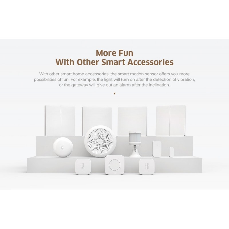 XIAOMI Aqara DJT11LM Sensor de Vibración Inteligente para Ventanas / Puertas