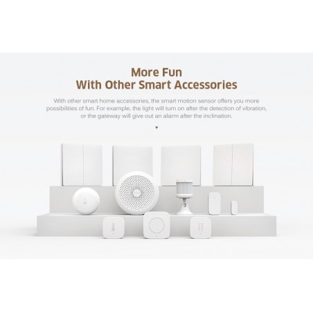 XIAOMI Aqara DJT11LM Capteur de vibration intelligent pour fenêtres / portes