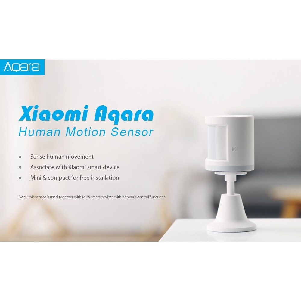 XIAOMI Aqara RTCGQ11LM Détecteur De Mouvement Humain Intelligent Distance De Détection 7m