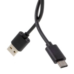 Cable Original Xiaomi USB Tipo C (USB-C) 3A Compatible con Carga Rápida - Negro - Bulk + Protector Cable