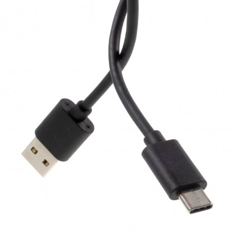 Cable Original Xiaomi USB Tipo C (USB-C) 3A Compatible con Carga Rápida - Negro - Bulk + Protector Cable