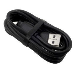 Cable Original Xiaomi USB Tipo C (USB-C) 3A Compatible con Carga Rápida - Negro - Bulk + Protector Cable
