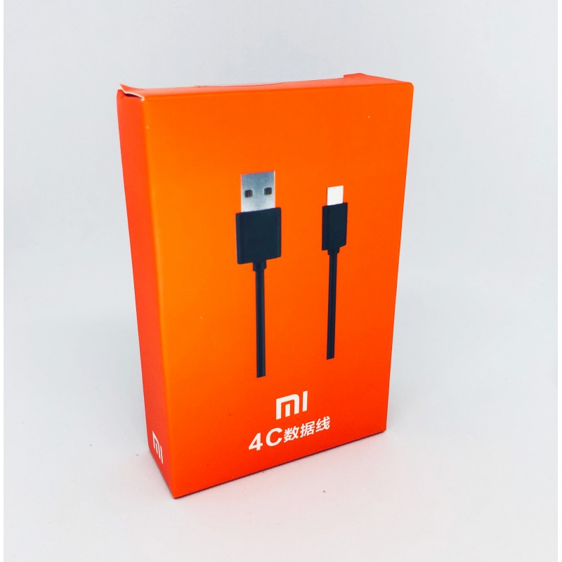 Cable Original Xiaomi USB Tipo C (USB-C) 3A Compatible con Carga Rápida - Negro - Bulk + Protector Cable