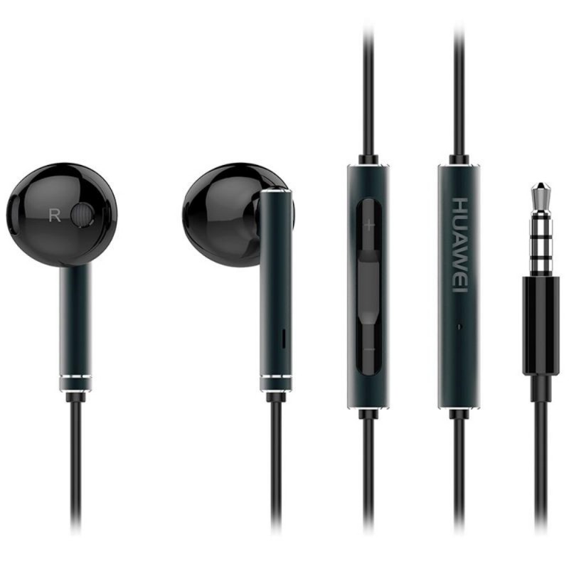 Soem AM116 HUAWEI 3.5mm Inohr Kopfhörer Mit Mikrofon Für Iphone Samsung Huawei - Schwarz