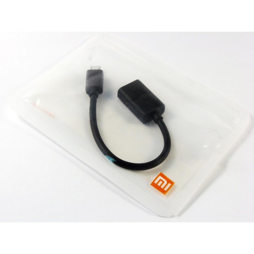 Adapterkabel Micro-USB zu USB Buchse, OTG Original Xiaomi - Schwarz