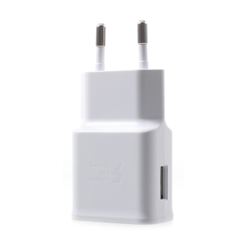 Cargador Rápido Original EP-TA200 (15W) QC 2.0 para Galaxy S10, S10+, S10e - Blanco -Bulk + Regalo