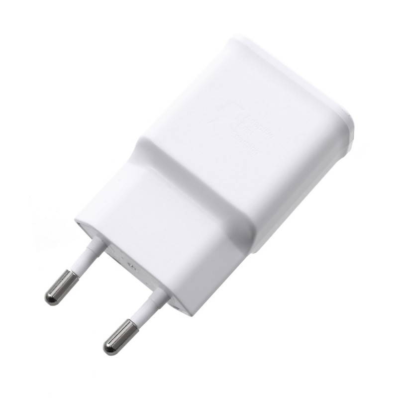 Cargador Rápido Original EP-TA200 (15W) QC 2.0 para Galaxy S10, S10+, S10e - Blanco -Bulk + Regalo