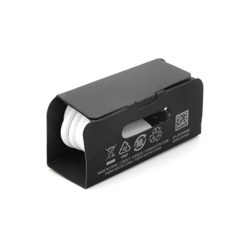 Cargador Rápido Original EP-TA200 (15W) QC 2.0 para Galaxy S10, S10+, S10e - Blanco -Bulk + Regalo