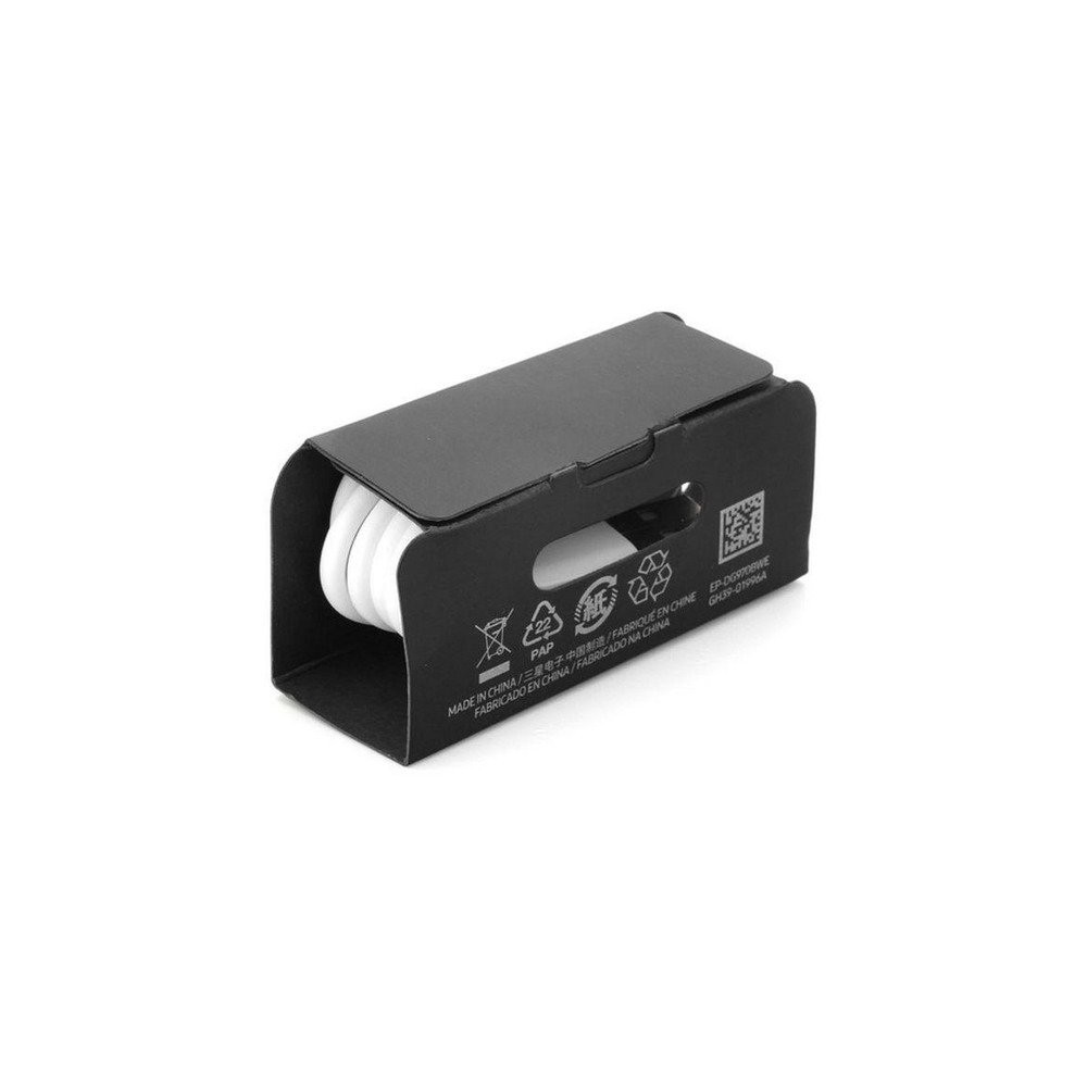 EP-TA200 (15W) Chargeur Rapide QC 2.0 Original pour Galaxy S10, S10 +, S10e - Blanc - Gros + Cadeau