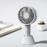 XlAOMl VH Ventilateur De Poche Portable À Base Réglable Avec 3 Vitesses De Vent USB Rechargeable - Gris XlAOMl VH Ventilateur De Poche Portable À Base Réglable Avec 3 Vitesses De Vent USB Rechargeable - Gris