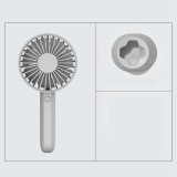 XlAOMl VH Base Regolabile Portatile Ventola Portatile 3 Velocità Del Vento USB Ricaricabile - Grigio