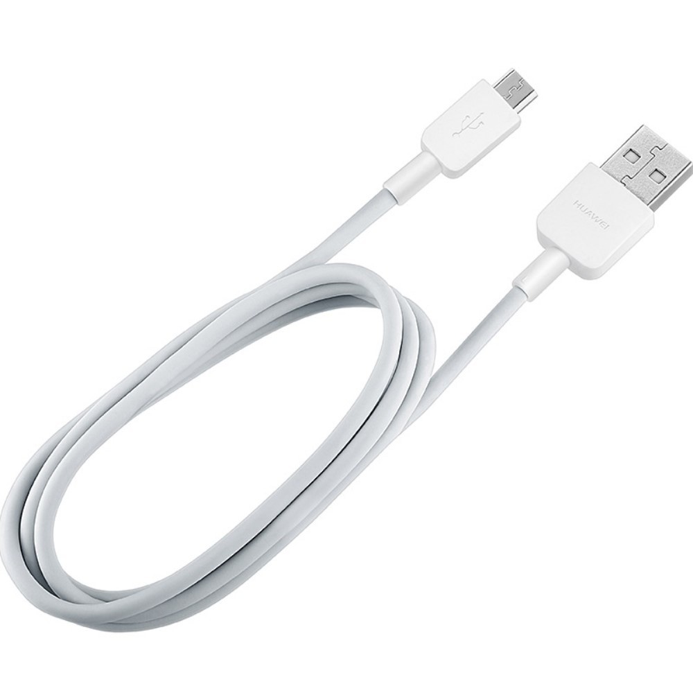 Cable de Datos Original Huawei Micro USB para P6, P7, P8, Lite, G6, G7, G8, Mate, Plus, Blanco