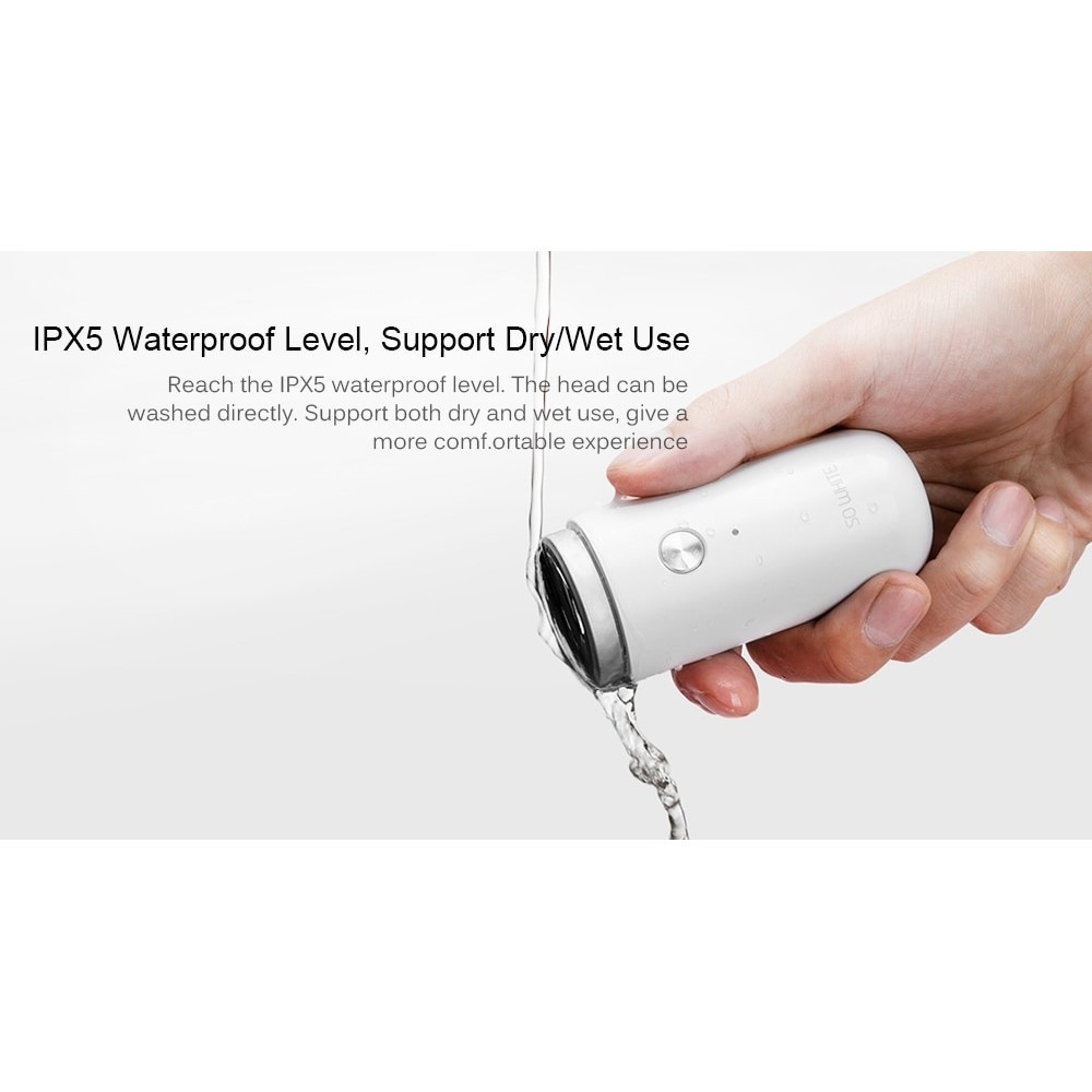 XIAOMI SO WHITE ED1 IPX5 Wasserdichter Tragbarer Mini-Elektrorasierer Für Die Reisetasche