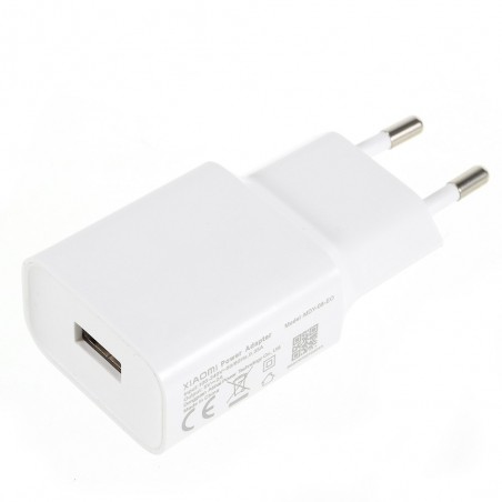 Original Xiaomi Charger MDY-08-EO (2A) Micro-USB for Redmi, Mi, Note, 3, 3S, 4, 4X, 5, 5A, 6, 6A, White - Bulk