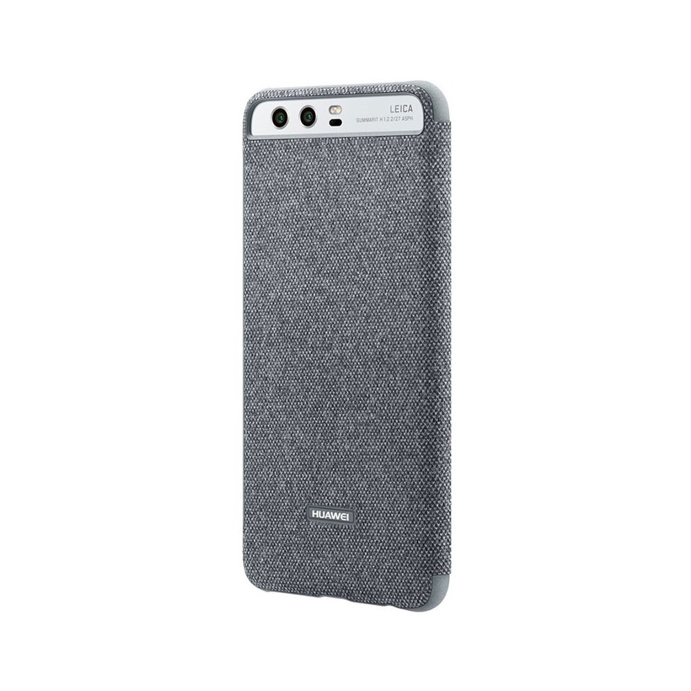 Funda Tipo Libro con Ventana Original para Huawei P10 (Smart View) Gris Claro