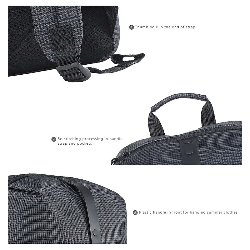 XIAOMI 20L Zainetto da tiro con scamosciato leggero leggero