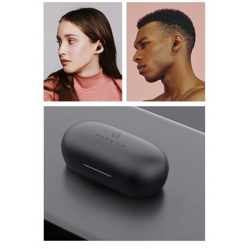 XIAOMI HAYLOU GT1 TWS Touch Bluetooth 5.0 Earphones Stereo Wireless Headphones Noise Cancelling Gaming Headsets - Black