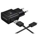 Cargador Original Samsung EP-TA20EWE para Galaxy Note 4, Carga rápida soportada (Bulk)