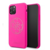 Carcasa Guess 4G Silicone Tone para iPhone 11 Pro Max Fuschia Carcasa Guess 4G Silicone Tone para iPhone 11 Pro Max Fuschia
