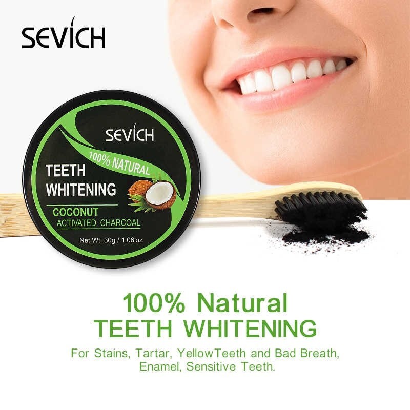 Carbon Activado de Coco para Blanqueamiento de Dientes 30 gr