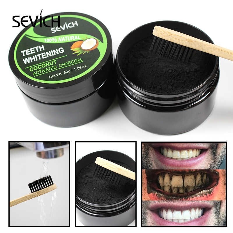 Carbon Activado de Coco para Blanqueamiento de Dientes 30 gr