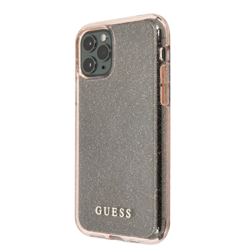 Guess Glitter Cover para iPhone 11 Pro Rosa